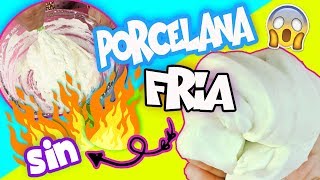 Porcelana Fría Casera sin fuego Medidas exactas  Manualidades con Mariel Picazo [upl. by Shipley]