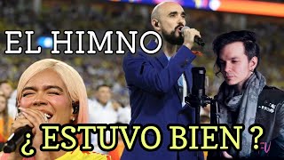 ABEL PINTOS y KAROL G Cantan El Himno  Reacción [upl. by Acinonrev]