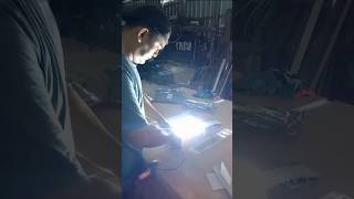 Tes lampu modul 7416 led 220v AC shorts [upl. by Lisan]