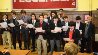 Boarders from Mexico Sing Feliz Navidad [upl. by Ger]