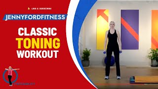 Classic Strength Training  Weight Lifting Toning Workout  Simple Moves with Dumbbells  51 Min [upl. by Aynam]