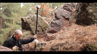 Gradiometer GEM GSM19G exploration in Bosnek karst area Bulgaria [upl. by Aphra28]