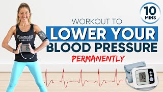 Workout To Lower Your Blood Pressure Permanently – 10 Minutes Per Day [upl. by Ettevram]