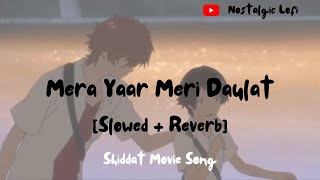 Jug Jug Jeeve Slowed  Reverb  Mera yaar meri daulat  Shiddat Movie Song Shiddat Slowreverb [upl. by Arual]