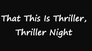 Michael Jackson Thriller Lyrics on screen with full song [upl. by Dotson]