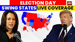 US Election Result Counting Updates  Ground Reports From Swing States On US Elections  US Poll [upl. by Dewain302]