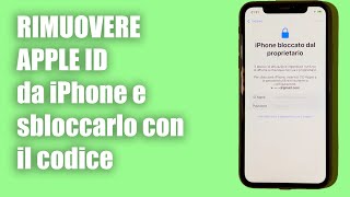 2023 Come fare se la password di ID Apple è dimenticata  Resettare iPhone senza ID Apple [upl. by Biddle191]