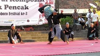 Pencak Silat Persinas Asad  Mutiara Hijau Nusantara  Pencak Malioboro Festival demonstration [upl. by Chinua]