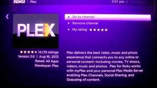 Watching Youtube Videos on Roku Using Plex Channel [upl. by Devan734]