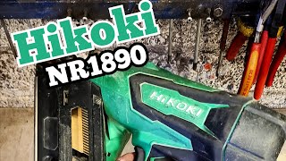 Repairing a Hikoki NR1890DC nail gun that wont sink nails and makes a bad sound when firing [upl. by Paterson805]