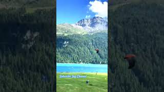 STMoritz  Engadin 3 lakes summer 🏄 Surfing Paradise SILVAPLANA 🇨🇭🇨🇭🇨🇭 nature surfing travel [upl. by Corrine]