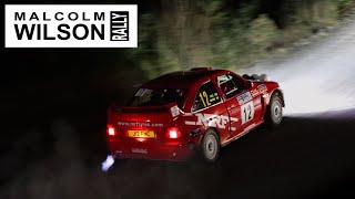 MALCOLM WILSON RALLY 2024  IN THE DARK Nighttime Gravel Stage Action Mistakes amp MORE [upl. by Milena56]