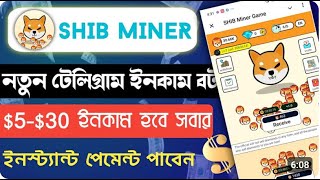 Free Instant Loot  Shib Miner Game Bot Withdraw  New Airdrop Instant Withdraw [upl. by Ahsian940]