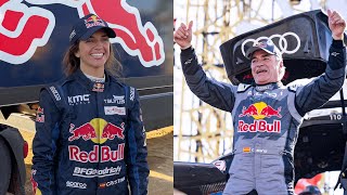 Las VICTORIAS de CARLOS SAINZ y CRISTINA GUTIÉRREZ en el Dakar 2024 [upl. by Archibaldo]