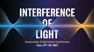 L3  Interference of light  Constructive and destructive interference  Amplitude  Intensity [upl. by Shelley211]