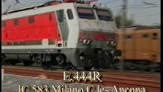 Bivio Sordio 12 ore nostop tutti i treni della MilanoBologna estate 1994 parte 25 [upl. by Notlad]