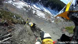 Dirtbike Falls off cliff [upl. by Anisor]