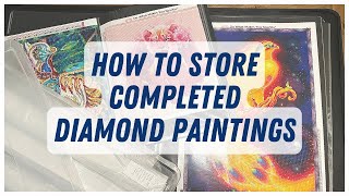 How to Store Your Completed Diamond Paintings [upl. by Sherrod]