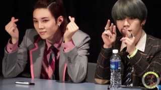 HDFancam 140112 ToppDogg Fanmeet in SG  Before Fansign [upl. by Ardnasella]