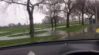 Area flooding in Christchurch [upl. by Furgeson431]