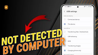 How To Fix A Samsung Phone Not Detected By PC [upl. by Lemraj]