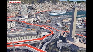 La Mezza di Genova 2024 vola sul percorso della mezzamaratona Video del percorso [upl. by Oiludbo]