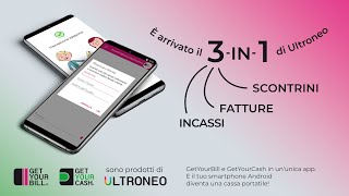 Scontrini fatture incassi È arrivato il 3in1 di Ultroneo per cellulari Android [upl. by Eelidnarb246]