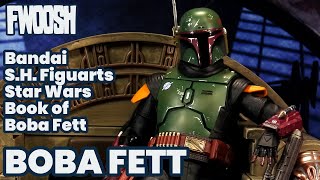 Star Wars Book of Boba Fett Bandai SH Figuarts SHF Mandalorian Disney Action Figure Review [upl. by Nnaeitak320]