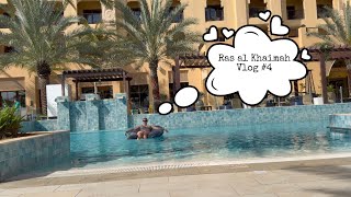 Ras Al Khaimah Vlog4  Pool und Beachday im DoubleTree Resort amp Spa Marjan Island [upl. by Elleahcim]