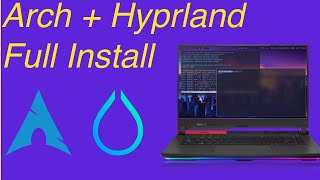 Arch Install and Hyprland setup [upl. by Orva]