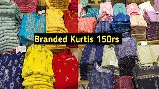 Avaasa brand kurtis wholesale in chickpet bangalore150rsTrends kurtisBranded kurtis wholesale [upl. by Aramo]