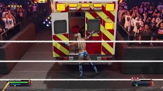 Michelle McCool Vs Beth Phoenix  Womens Championship  Ambulance Match [upl. by Lleraj]