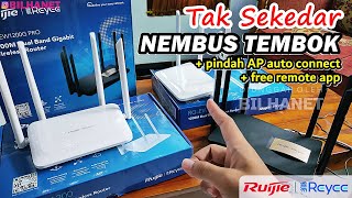 Membangun WIFI MESH dengan Ruijie Reyee RGEW1200G PRO  EW1200 [upl. by Yenial491]