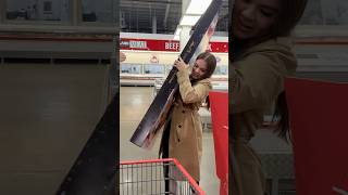 Buying the WORLD’S BIGGEST Advent Calendar😳🍫 candy challenge giant christmas adventcalendar [upl. by Teyut]