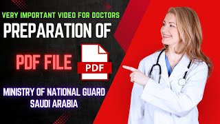 How to Make a PDF File for Ministry of National Guard Health Affairs  Saudi Arabia MNGHA [upl. by Elena]