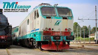 IL DEPOSITO DI FOLIGNO E402A E TANTO ALTRO… tmigrouptrains [upl. by Ymirej]