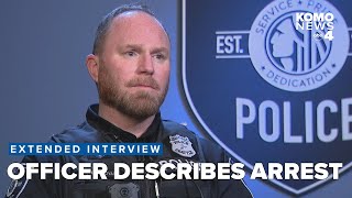 Officer details arrest of Seattle mass stabbing suspect [upl. by Enitsugua]