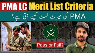 How to Pakistan Army Make Merit List of PMA Long Course  ISSB Merit List [upl. by Etram]