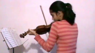 Bourree by GF Handel on Violin by Nandini Goel [upl. by Yoo89]