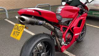 Ducati 1098 2007 With Termignoni Exhaust  Completely Motorbikes [upl. by Renell]