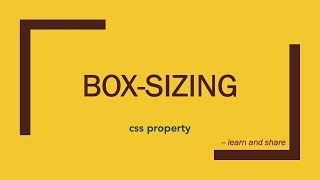 5 box sizing css property [upl. by Annecorinne]