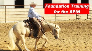 Foundation Training for the Spin  Reining Horse amp Reined Cow Horse Spin [upl. by Kei]