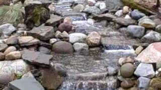 Pond Waterfall and Stream Project in New Jersey USA [upl. by Reppep]