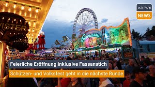 FULDA Schützen und Volksfest geht in die nächste Runde  Eröffnung inklusive Fassanstich [upl. by Eirrej927]