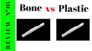 Bone saddle vs Tusq saddle [upl. by Giark]