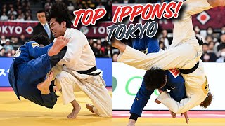 TOP IPPONS  Tokyo Judo Grand Slam 2024 [upl. by Eittak]