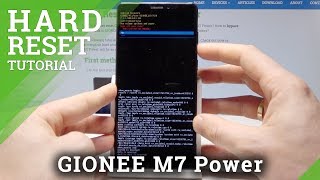 HARD RESET GIONEE M7 Power  Factory Reset  Bypass Screen Lock [upl. by Irrol552]