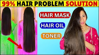 Doctors BEST hair treatment for Hair Loss  hair regrowth home remedies Hair Oil Hair Mask Toner [upl. by Kurt]