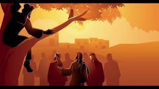 Zacchaeus Was A Greedy Little Man With Lyrics [upl. by Lladnor]