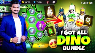 New Dino Royale 😍 All Dino Bundle In 9 Diamonds 💎 100  Tricks  Free Fire  PVS [upl. by Cooley]